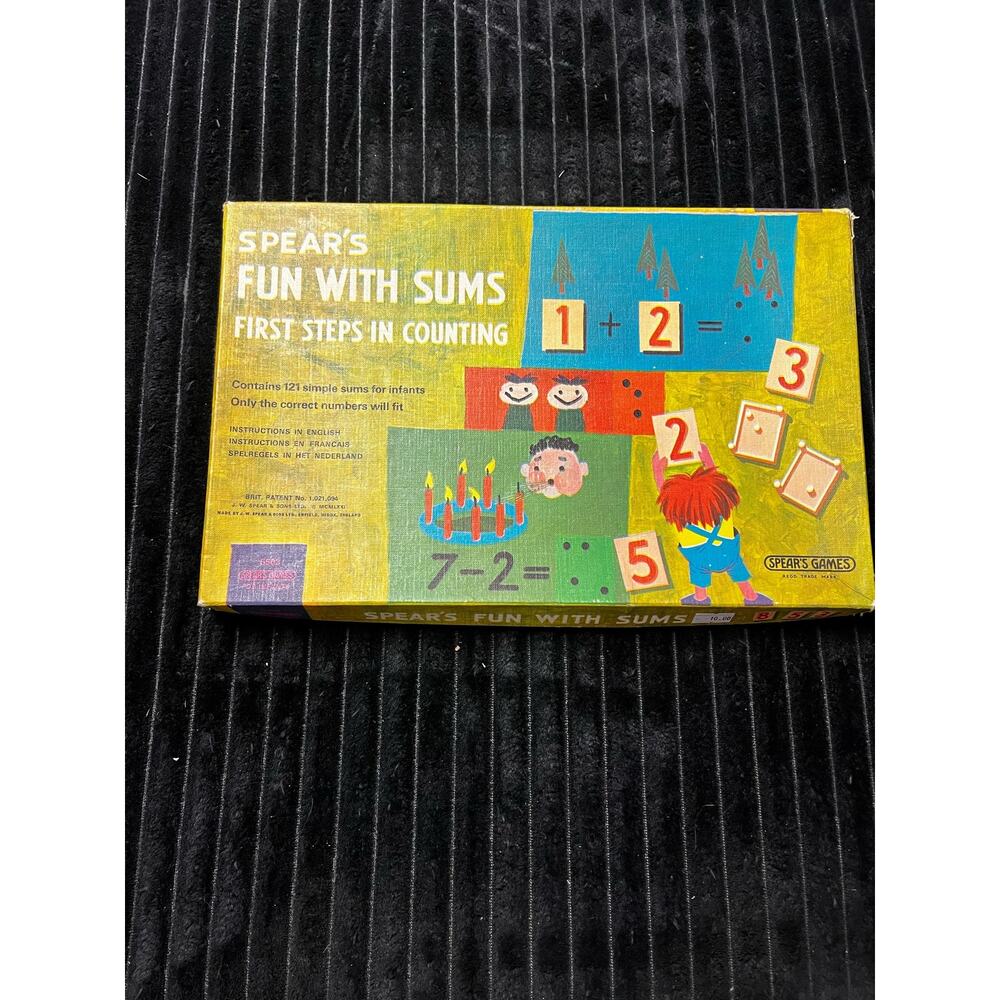 Spears "Fun with Sums" First Steps in Counting, Educational Activity Book